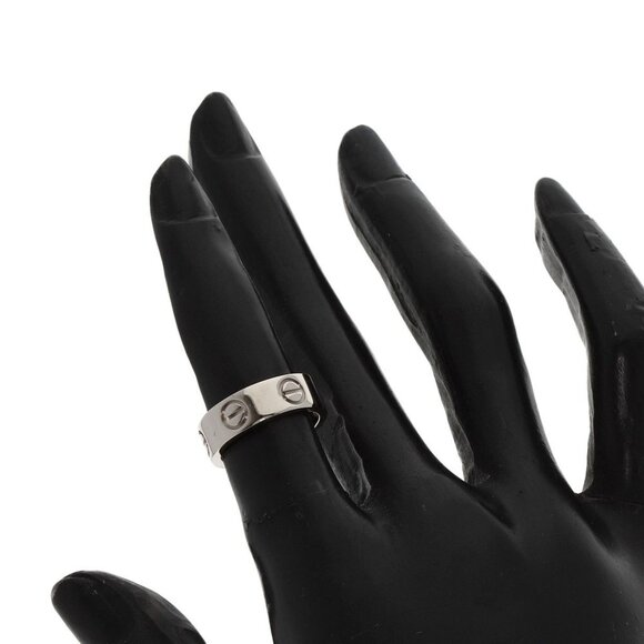 CARTIER 18k White Gold Love Ring #46 - Picture 5 of 9